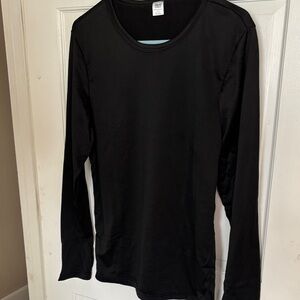Men's Long Sleeve Performance Tee - Black